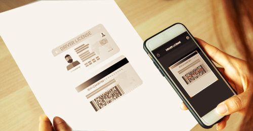 Read driver's licenses in mobile App