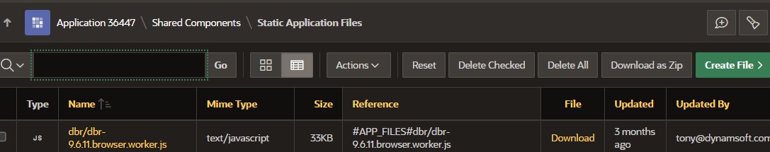 static files