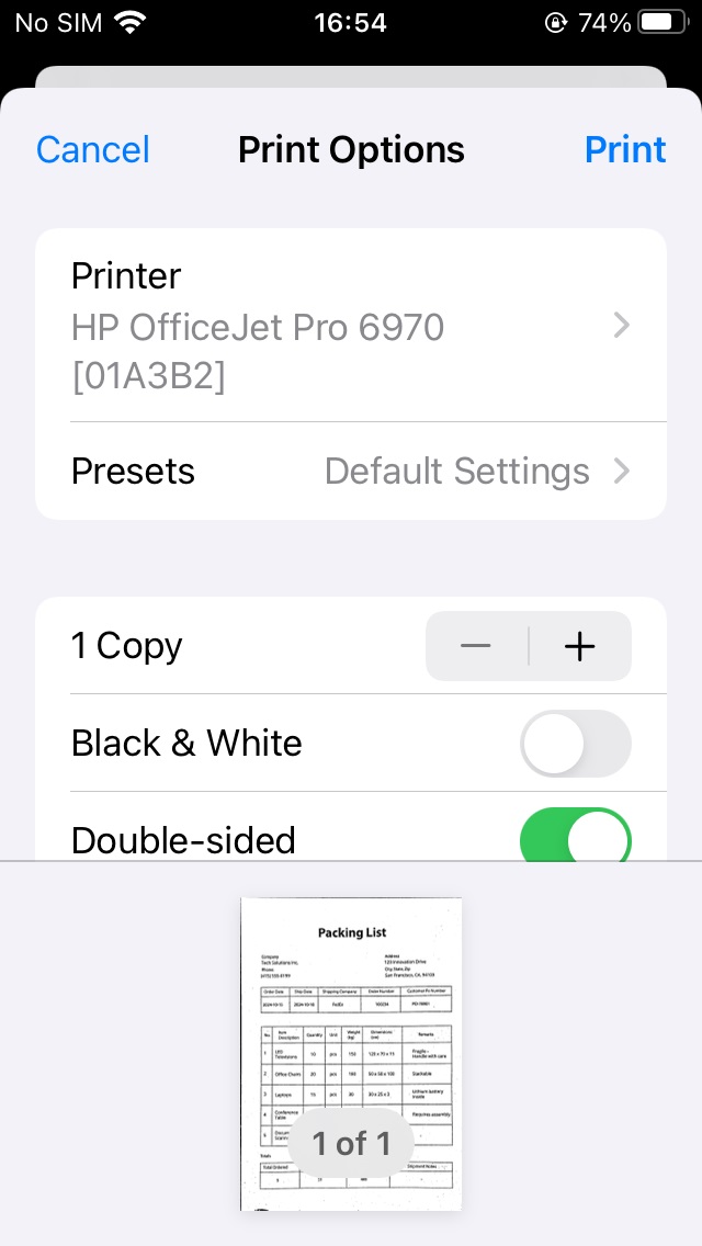 airprint