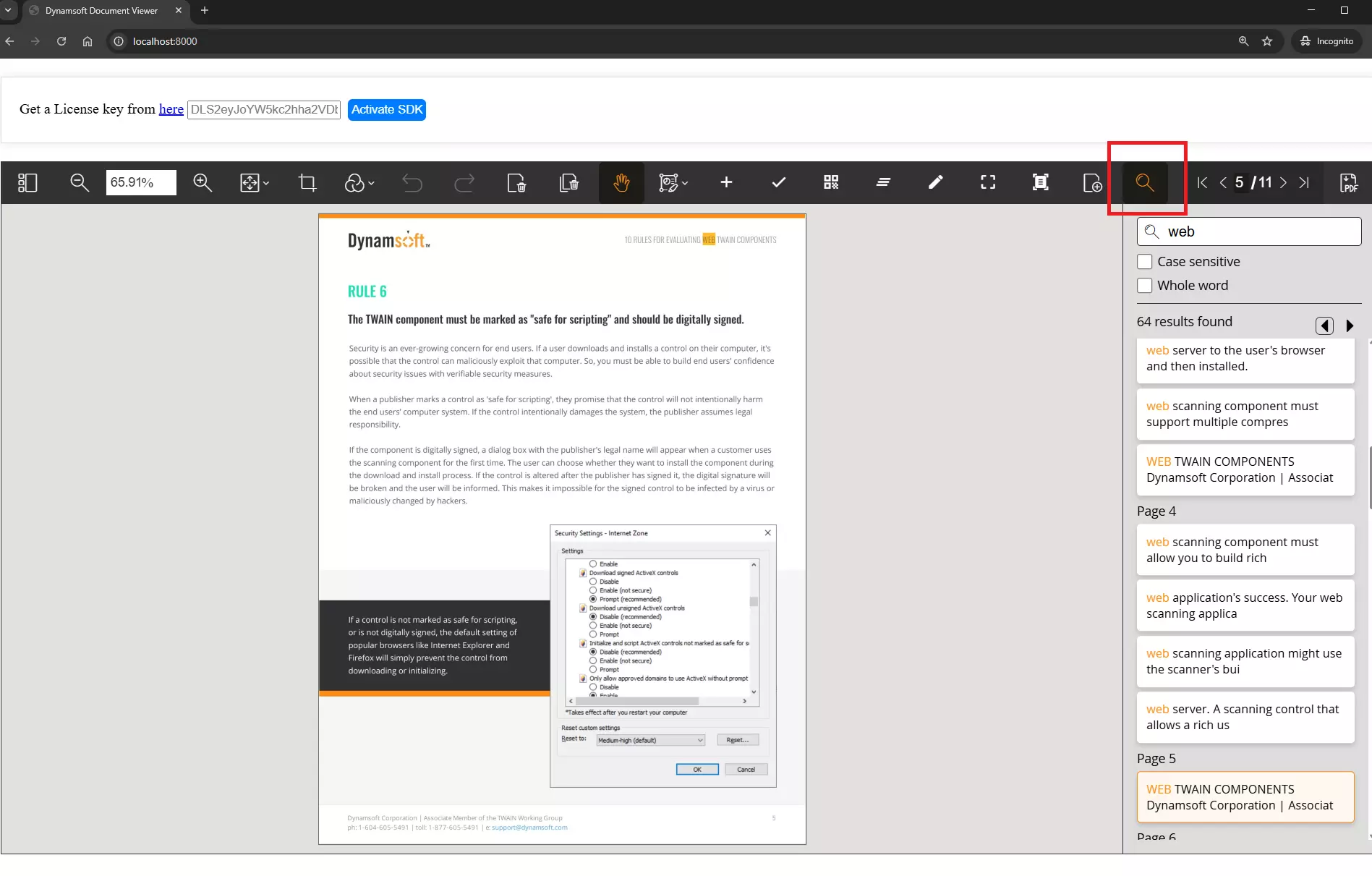 text search icon