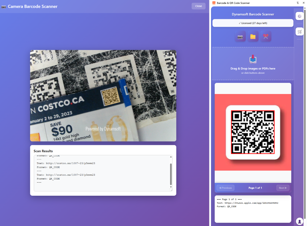 barcode scanner ui design