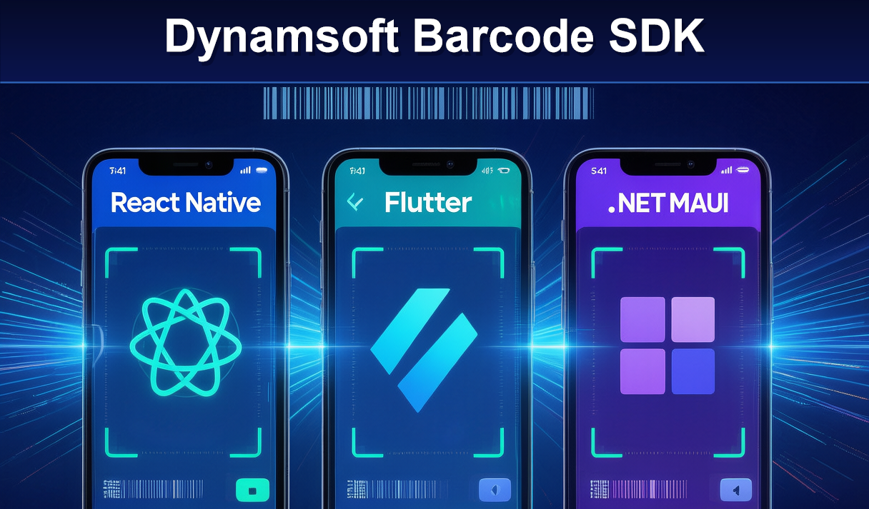 Dynamsoft Barcode SDK: React Native vs Flutter vs .NET MAUI comparison