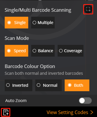 advanced settings