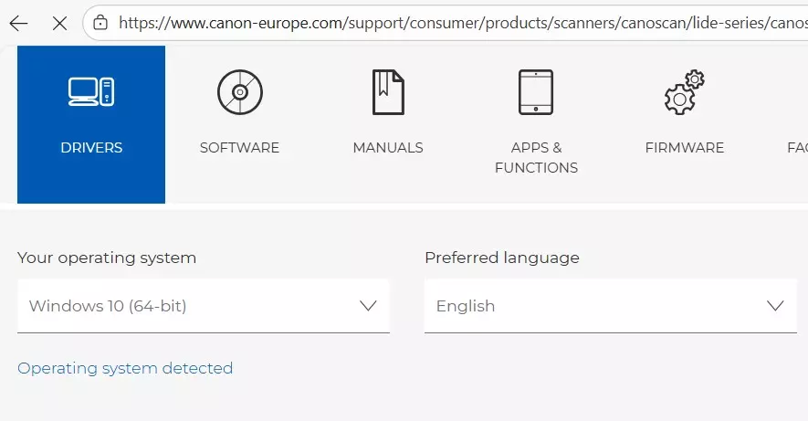 canon driver