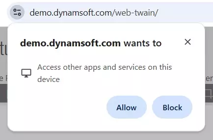 permission dialog chrome 145